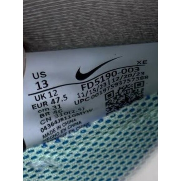 Nike ZOOMX ZEGAMA 2 'LIGHT IRON ORE LILAC BLOOM' - Picture 6 of 6